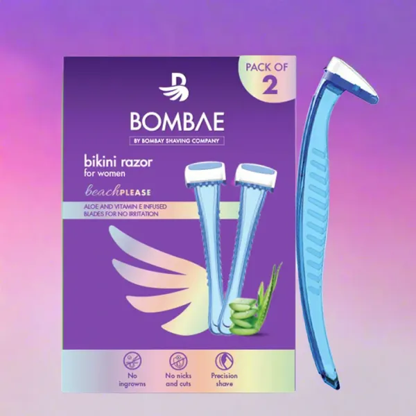 BSC Bombae Bikini Razor (Pack of 2)