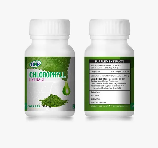 GNP Chlorophyll 98% Supplements - (90 capsules)