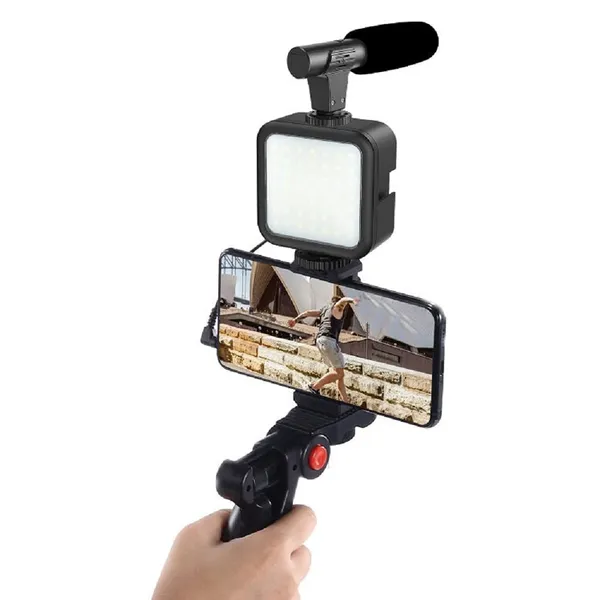 Video-Making Kit, Mini Tripod For Video Recording, blogging AY-49