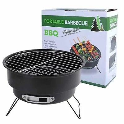 BBQ Portable Charcoal Grill Fold Barbecue Stove Table for Outdoor Camping