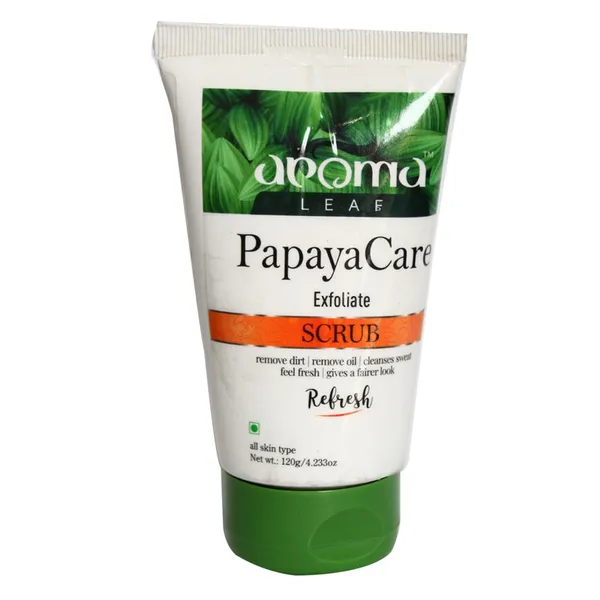 Aroma Leaf Papaya Care Exfoliate Scrub -120 Gm