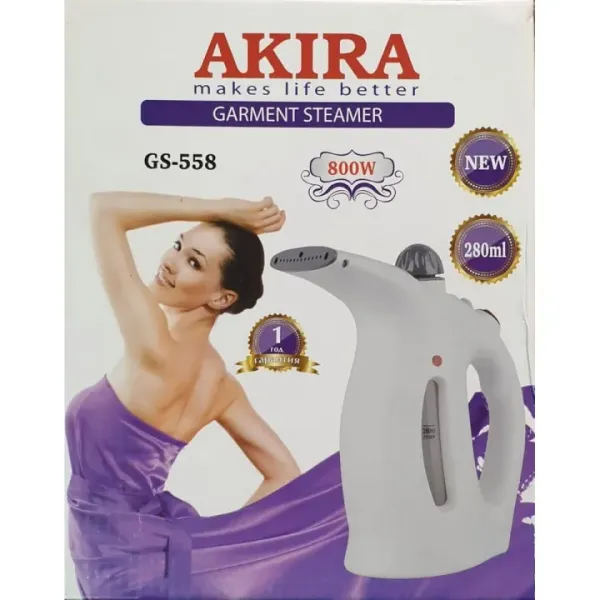 Akira GS-558 Portable Face and Garment Steamer(800 Watt)