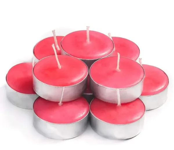 Wax Tea Light Candles - Set of 50
