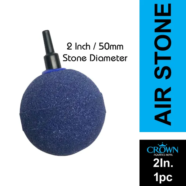 Air Stone Big Size 2 Inch For Oxygen Generation In Aquarium by Crown Aquatics