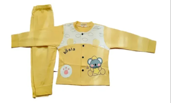 Full Sleeve Cloth Set For Kids(Yellow)