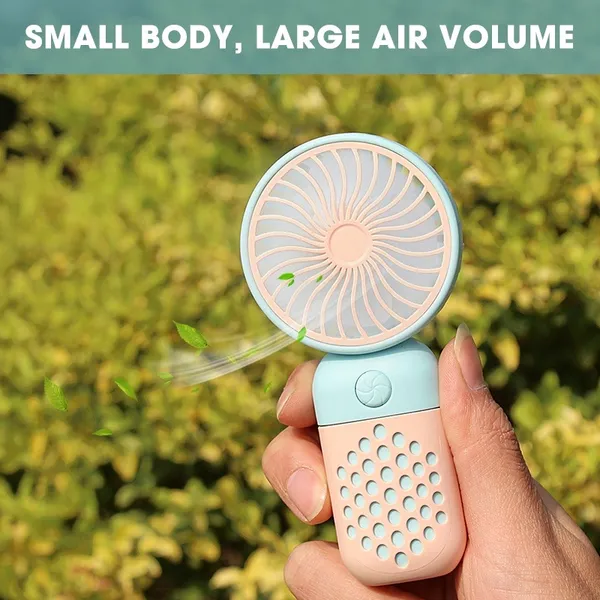 Z8 Handheld Mini Size Strong Wind Cute Portable Heat Dissipation Candy Fan