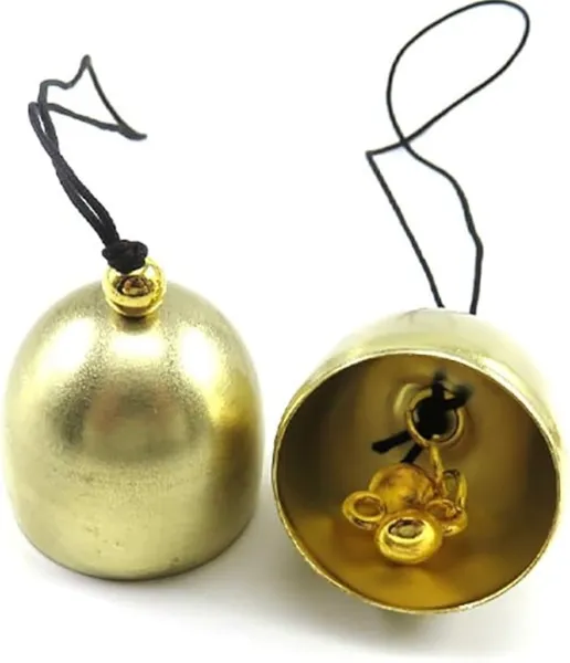 Guardian Bell R-Rated Good Luck Bell w/Keyring & Black Velvet Gift Bag | Motorcycle Bell | Lead-Free Pewter | Made in USA