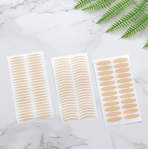 Waterproof Invisible Eyelid Lift Strips – Self-Adhesive Eye Tape, 2 Styles, 40 Pairs Each (Total 6 Tab)