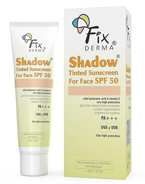 Fixderma Shadow Tinted Sunscreen SPF 50 PA+++ Sunscreen