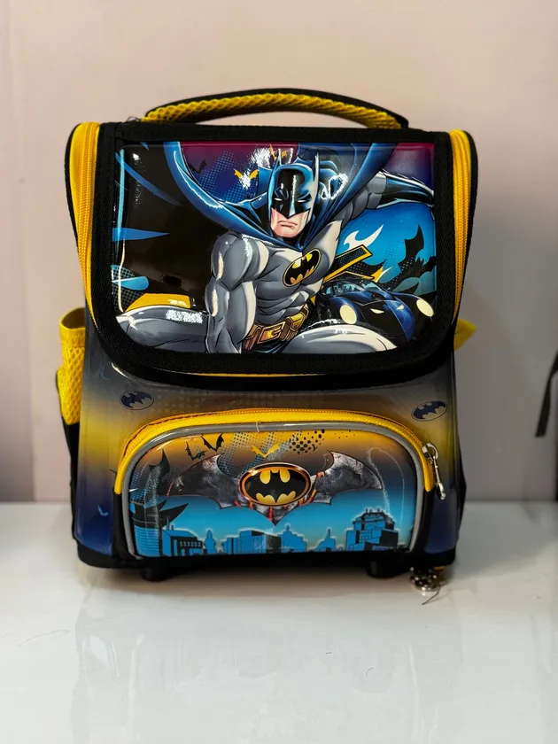 Small Size Kindergarten Kids Batman Bagpack For Montessori Kids | SY Bazzar